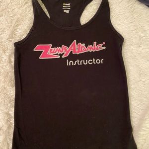 Zumba tank- instructor for kids class size m